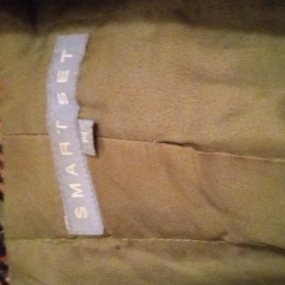 Smart Set Plaid Coat Size M - Picture 6 of 9